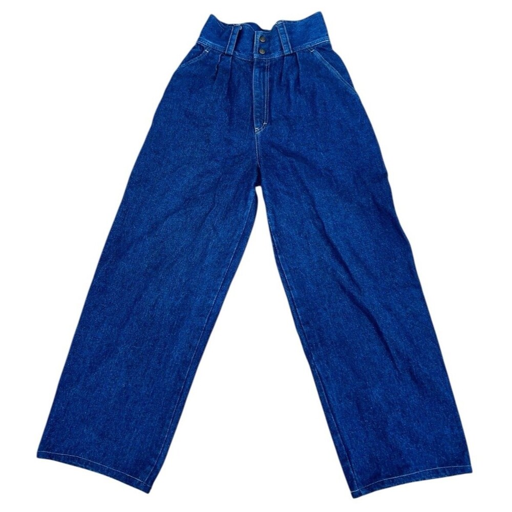 CALVIN KLEIN High Rise Vintage 80s Women’s Jeans Size 9 Dark Denim Made In USA